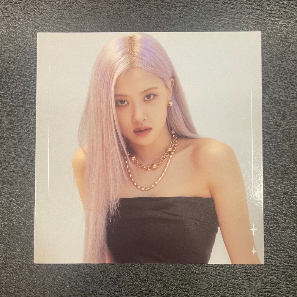 Blackpink Rose The Album Square Photo Card‎
